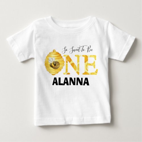 Bee So Sweet To Be First Birthday Bee_Day T_Shirt