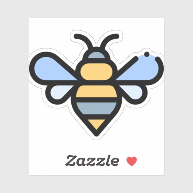 Bee Sticker (Sheet)