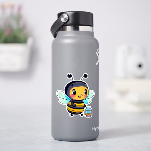 Bee sticker for water bottle