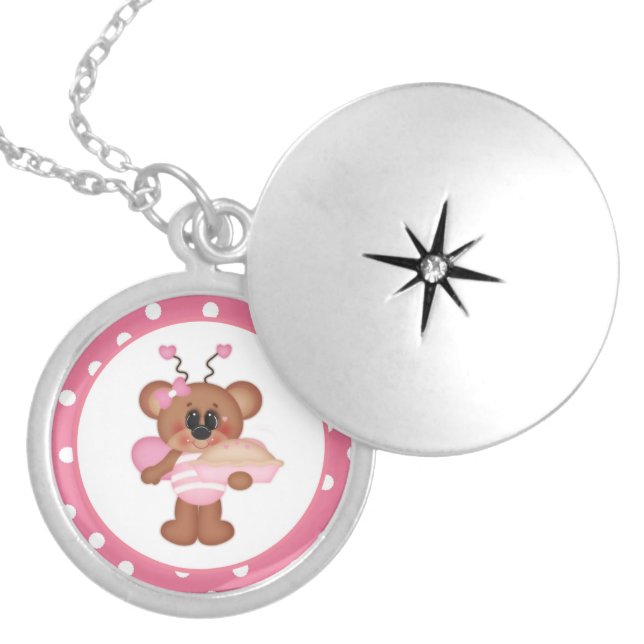 Bee Still My Heart Valentine Necklace Jewelry d8 (Front)