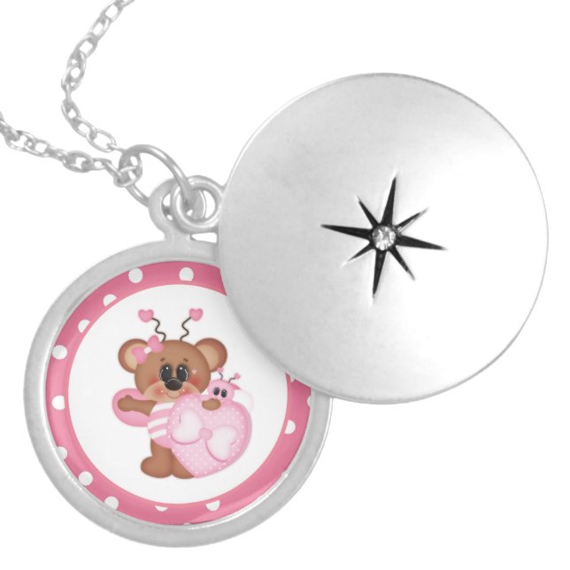 Bee Still My Heart Valentine Necklace Jewelry d9 (Front)