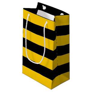 Bee Stripe Design Small Gift Bag