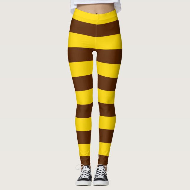 Bee Stripes Leggings (Front)