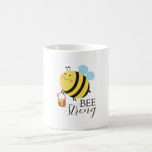 Bee Strong A Buzz of Positivity Coffee Mug