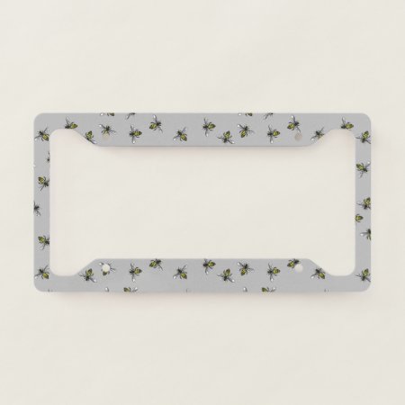 Bee Strong License Plate Frame