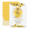 Bee Sunflower He or She Gender Reveal Invitation