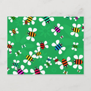 Bee Swarm Postcard