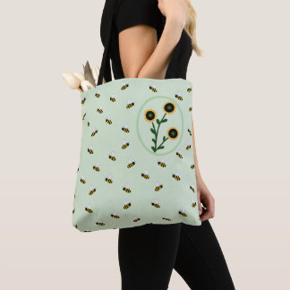 bee swarm tote bag