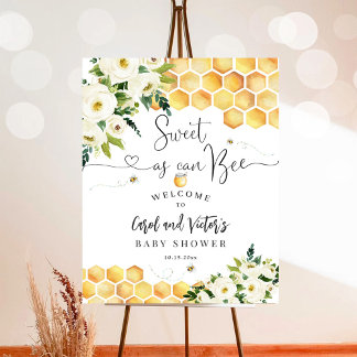 Bee Sweet As Can Bee Baby Sprinkle Welcome Sign