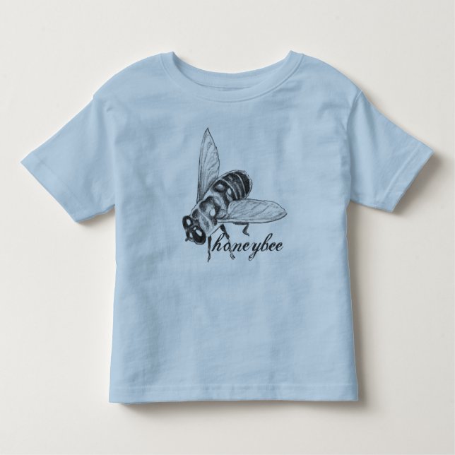 Bee T-shirt Baby's Honeybee Shirt Baby Bug Shirt (Front)