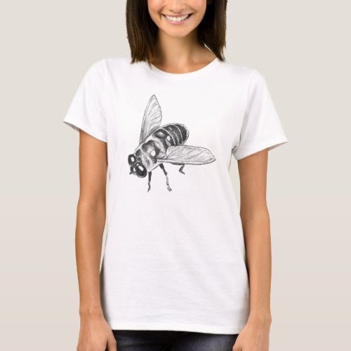 Bee T_shirt Honeybee Art Shirt Insect Bug Shirt