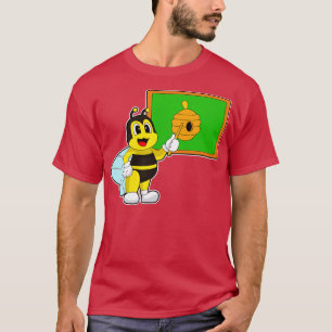 Bee Teacher Pointer Bee nest T-Shirt