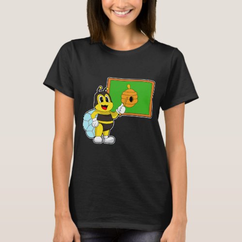 Bee Teacher Pointer Bee nest T_Shirt