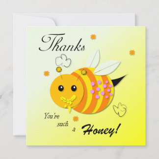 Bee Thank You Card