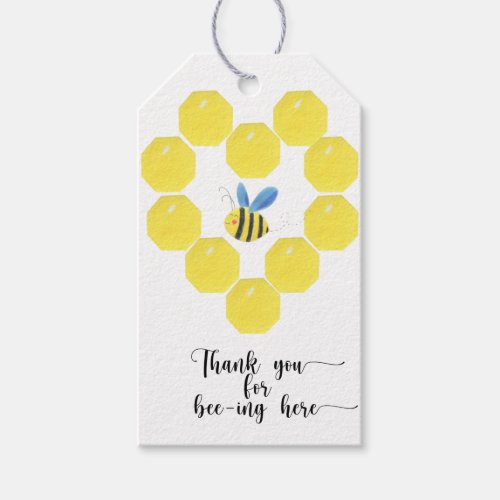 Bee thank you for beeing here gift tags