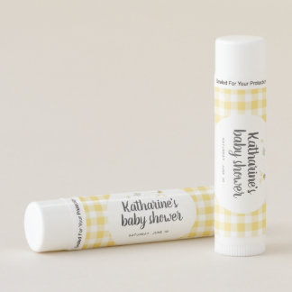 Bee Theme Baby Shower Favor Lip Balm | Chapstick
