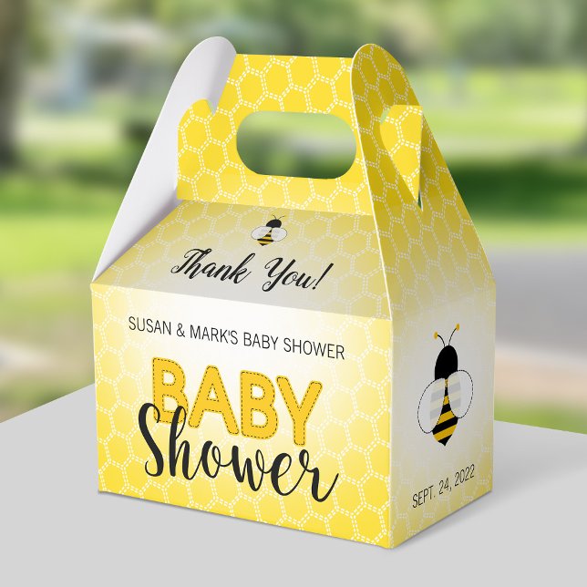 Bee Theme Baby Shower Gable Box (Creator Uploaded)