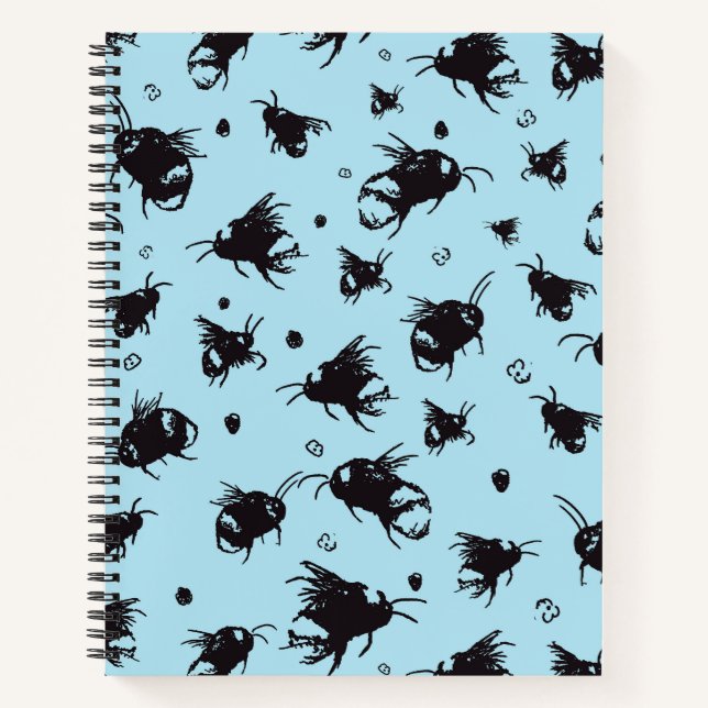 Bee Themed Notebook Journal for Teacher Gift (Front)