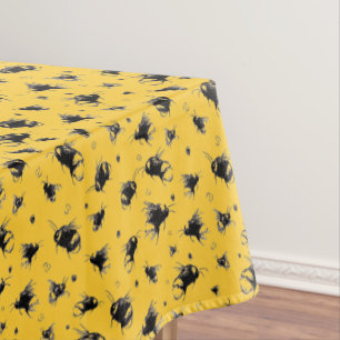Bee-Themed Tablecloth Birthday Gift for Her