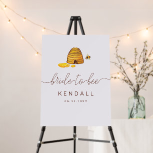 Bee Themed Welcome Sign
