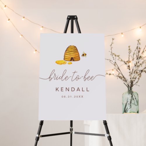 Bee Themed Welcome Sign