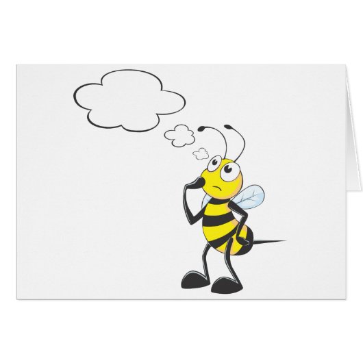 Bee Thinking Cards (Front Horizontal)