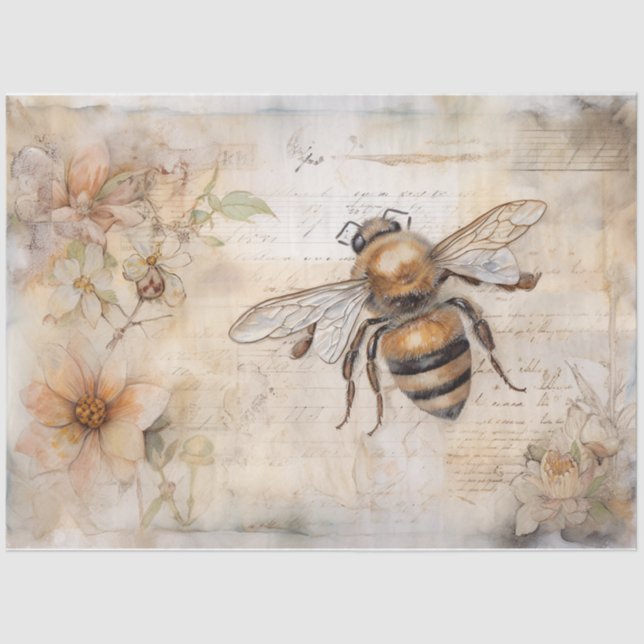 Bee three tissue paper (Front)