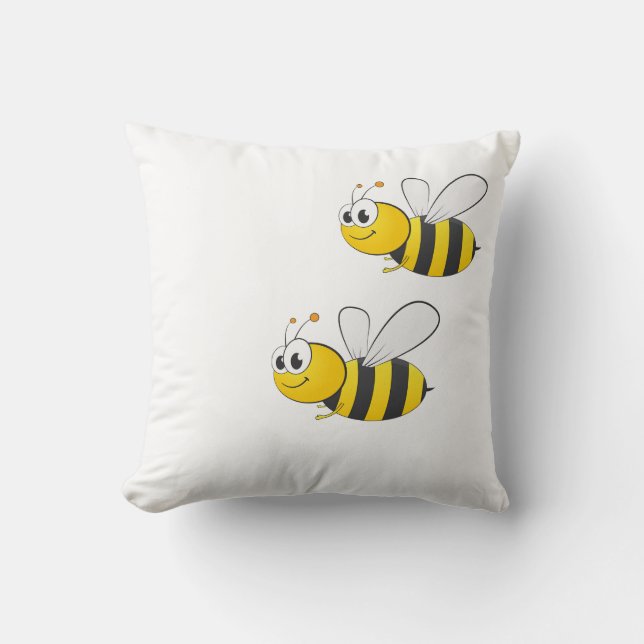 Bee Throw Pillow (Front)