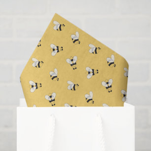 Bee Tissue Paper, Bumblebee Decoupage Paper