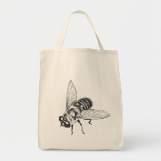 Bee Tote Bag Cool Insect Bug Art Shopping Bag