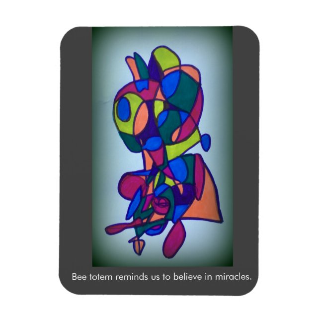 Bee Totem Magnet (Vertical)