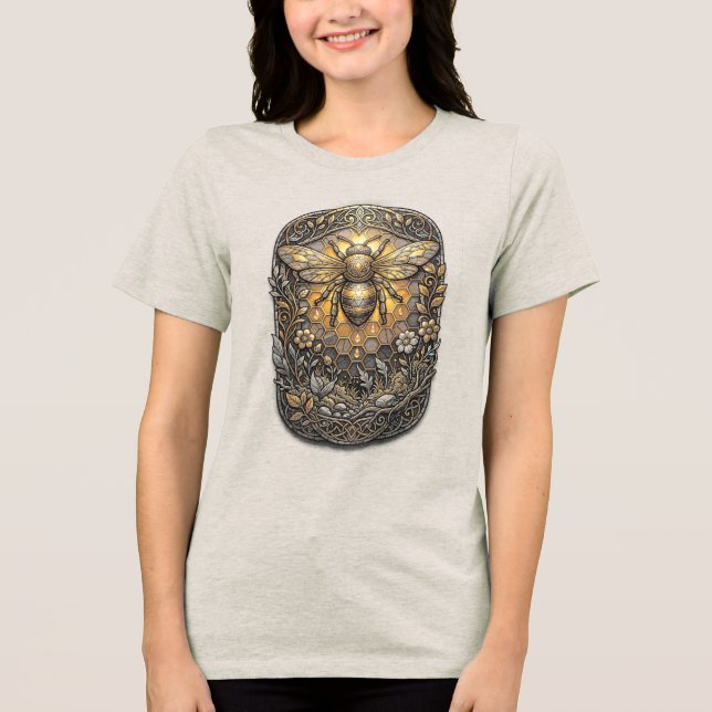 Bee  Tri-Blend shirt (Front)