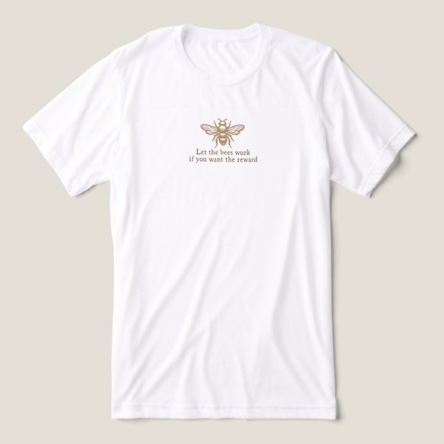 Bee Tri-Blend Tee (Design Front)