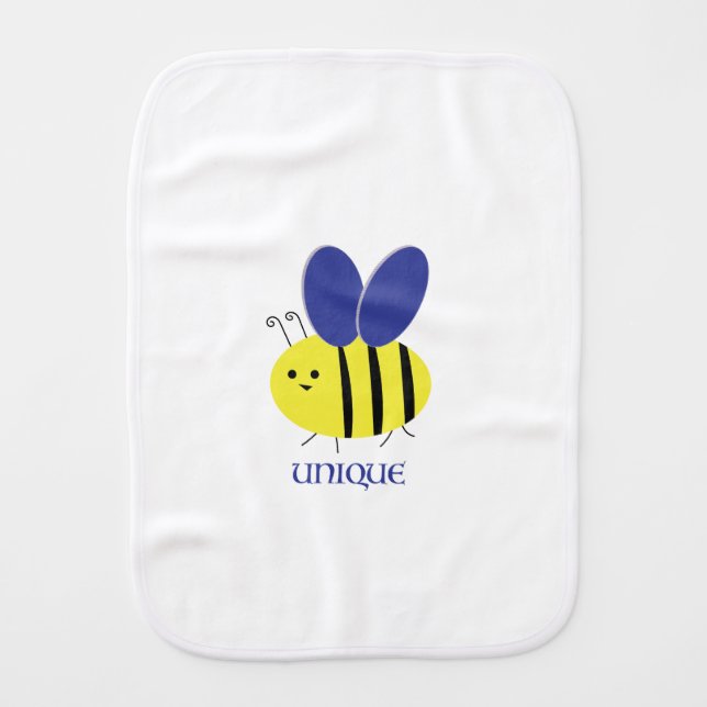 Bee unique Burp Cloth (Front)