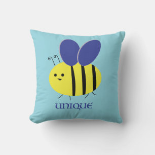 Bee Unique Throw Pillow