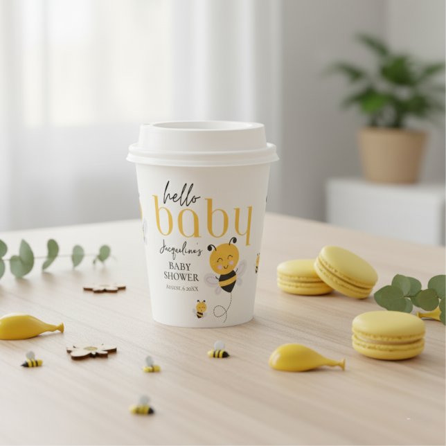 Bee-utiful Moments: Hello Baby Bee Shower Paper Cups (Bee-utiful Moments: Hello Baby Bee Shower Paper Cups)