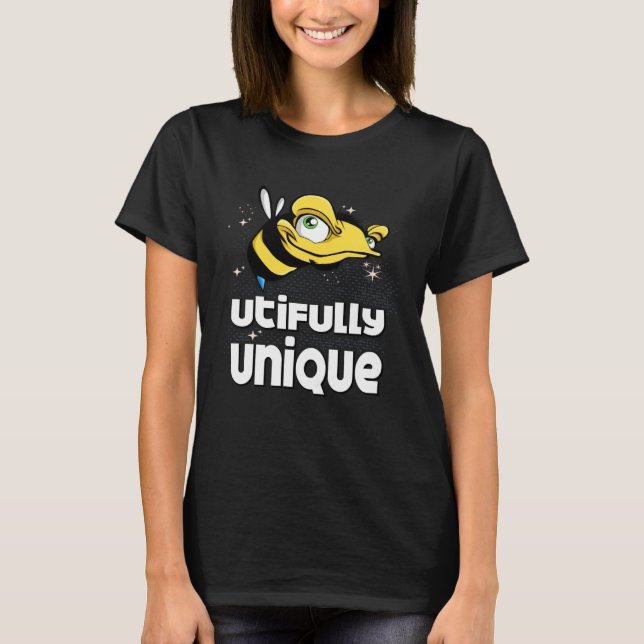 Bee utifully unique  Beekeeper Bee T-Shirt (Front)