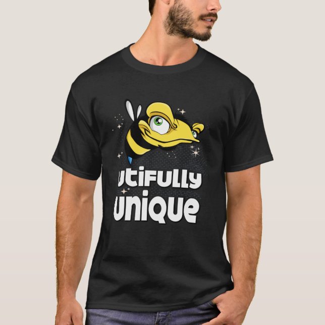 Bee utifully unique  Beekeeper Bee T-Shirt (Front)