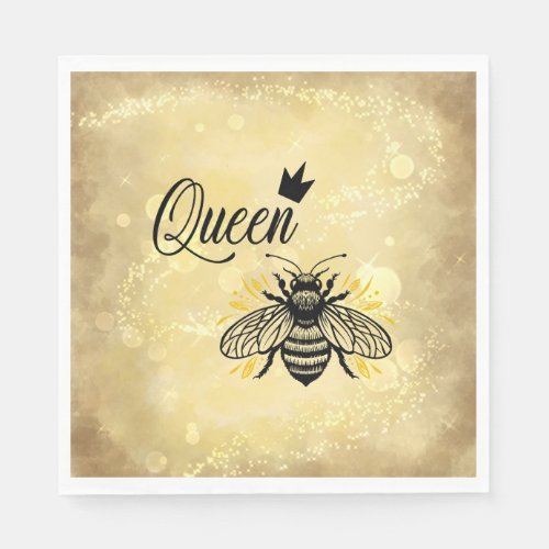 Bee_utify Your Celebration Queen Bee Napkins