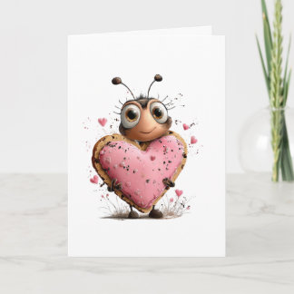 Bee Valentine's Day Card