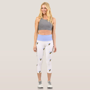 Bee Vibes – Cute Minimalist Yoga Leggings for Wome