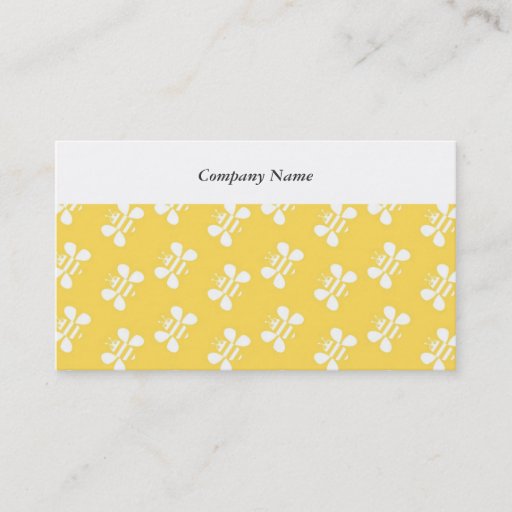 Customizable Bee Wallpaper Business Cards