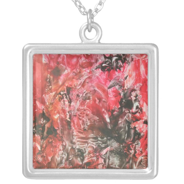 Bee-Wash Chain Silver Plated Necklace (Front)