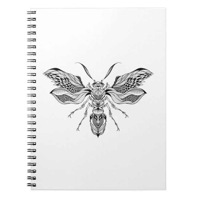 Bee-Wasp Tattoo Notebook (Front)