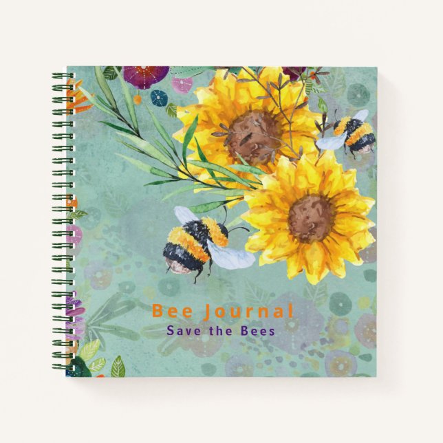BEE Watching Journal - Bee Keepers and Rescuers (Front)