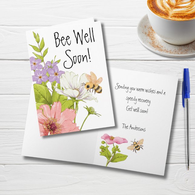 Bee Well Soon Card (Creator Uploaded)