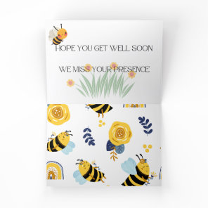 BEE WELL SOON THANK YOU CARD