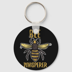 Bee Whisperer Beekeeper Honey Pollen Keychain