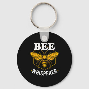 Bee Whisperer - Funny Beekeeng & Beekeeper Keychain