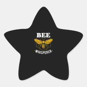 Bee Whisperer Funny Gift For Bee Keepers Star Sticker